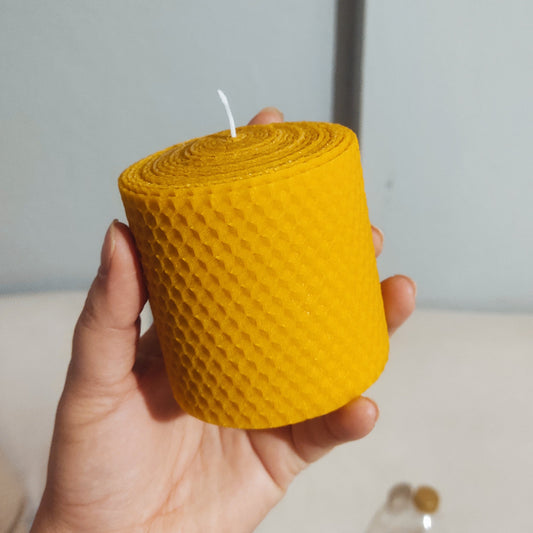 Wholesale Handmade Candles 7x7 cm Honeycomb Beeswax Candles