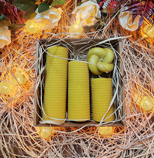 Wholesale beeswax candles sets for Gift