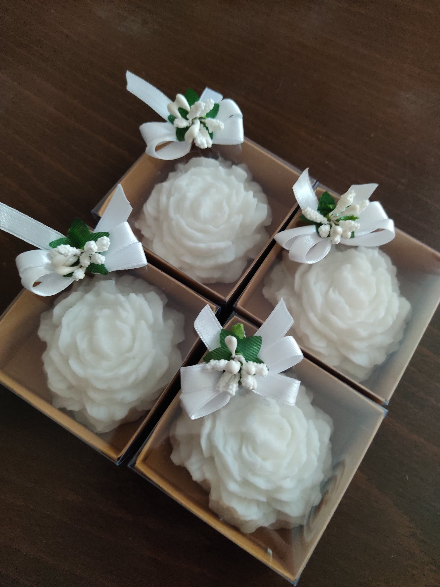 Flower Candle Favors, scented soy candle favors, unity day gift, Wedding favors for guests