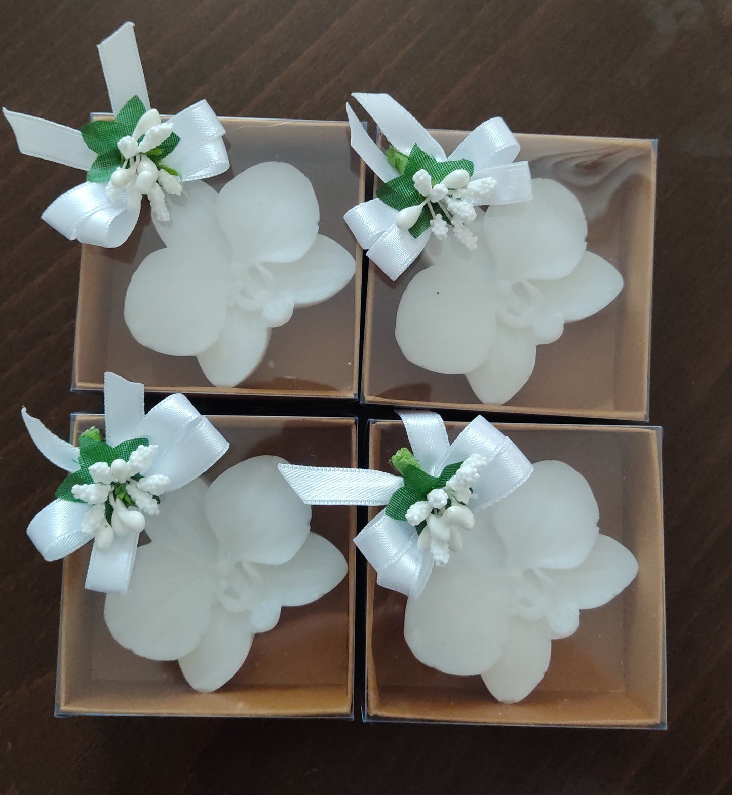 Orchid wedding favors, Bridesmaid Favors, bulk candle favors, scented soy candles, Wedding favors for guests