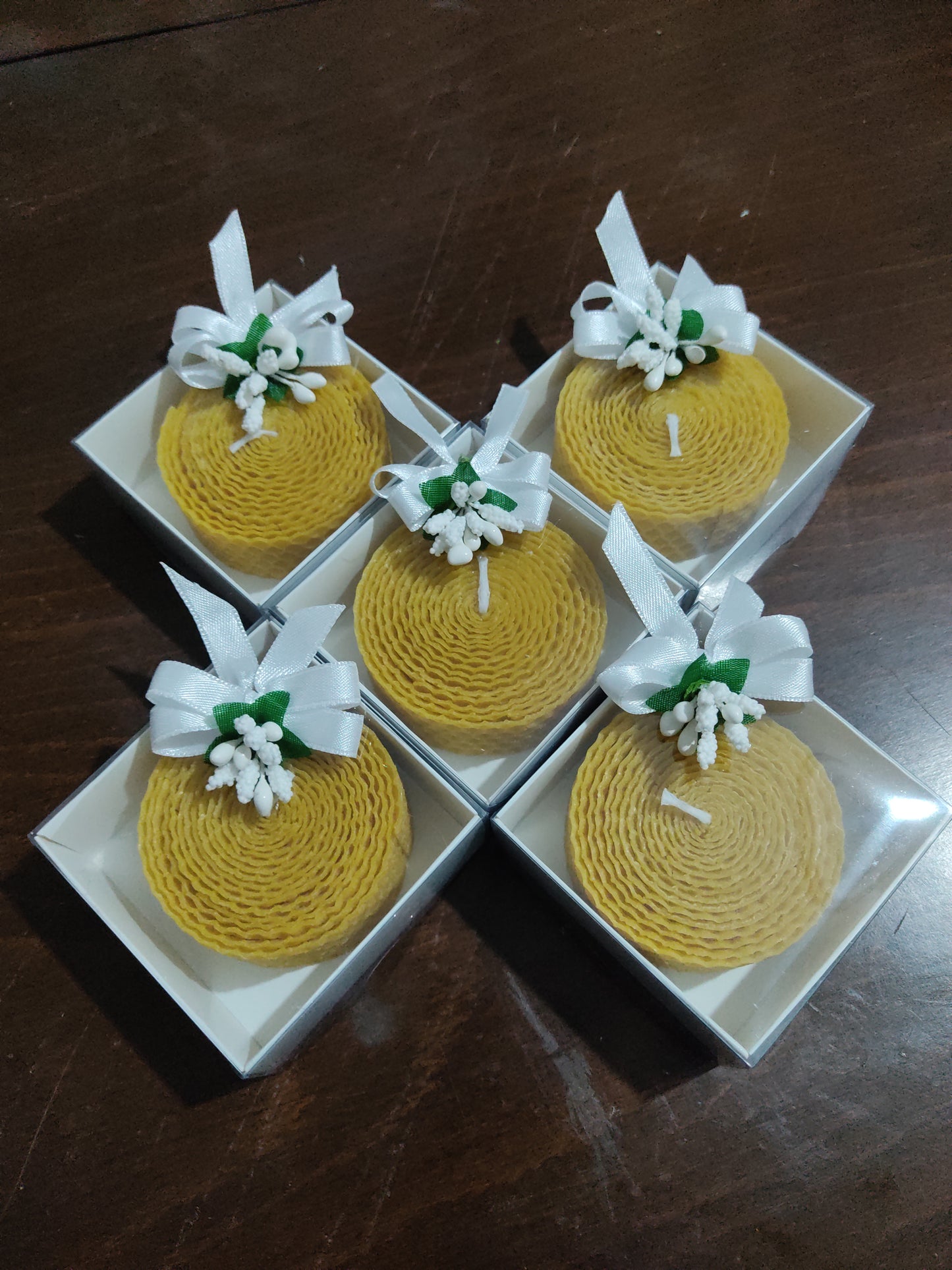 Special Wedding Favors, Unity day Favors, Bridesmaid gifts, Hand-rolled Beeswax Candles