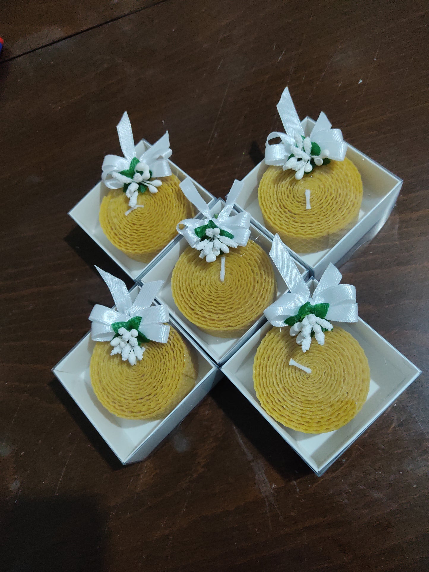 Special Wedding Favors, Unity day Favors, Bridesmaid gifts, Hand-rolled Beeswax Candles