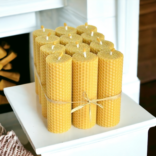 Wholesale For 1 Month Use Beeswax Candles Boxs (medium size)