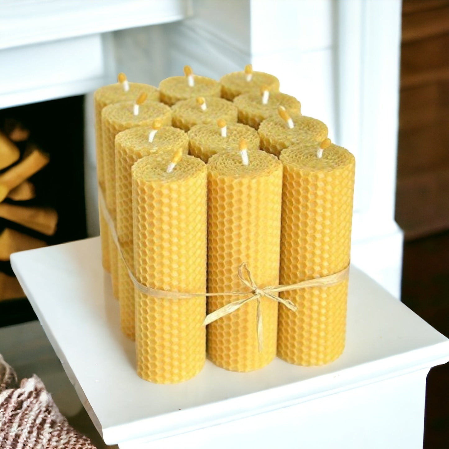 20 pcs Ritual Candles package, %100 pure beeswax candles, bulk candles