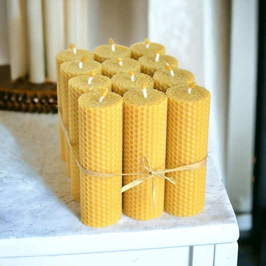 A month ritual candle package, %100 pure Beeswax candles, 30 Ritual Candles Sets, purifying perfect bee wax candles